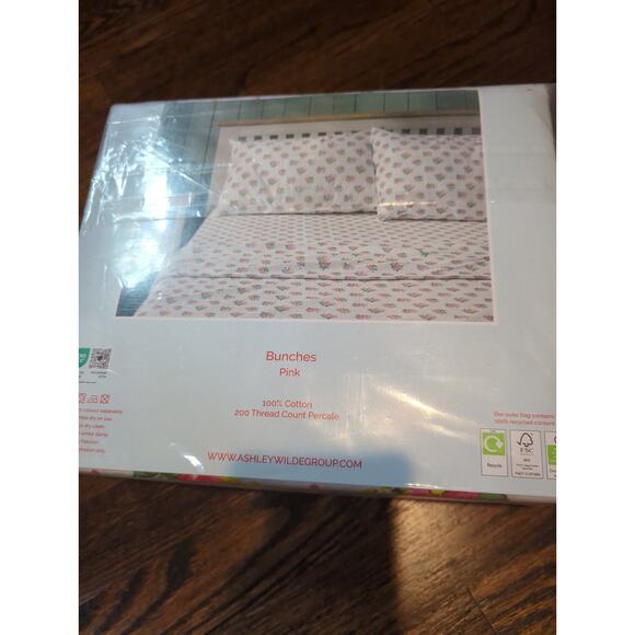 Cath Kidston Floral Bunches King Size Sheet Set - Picture 3 of 4